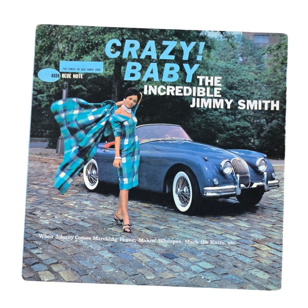 Jimmy Smith Crazy Baby Blue Note BLP 4030 Mono NY USA RVG Ear Vintage Jazz LP